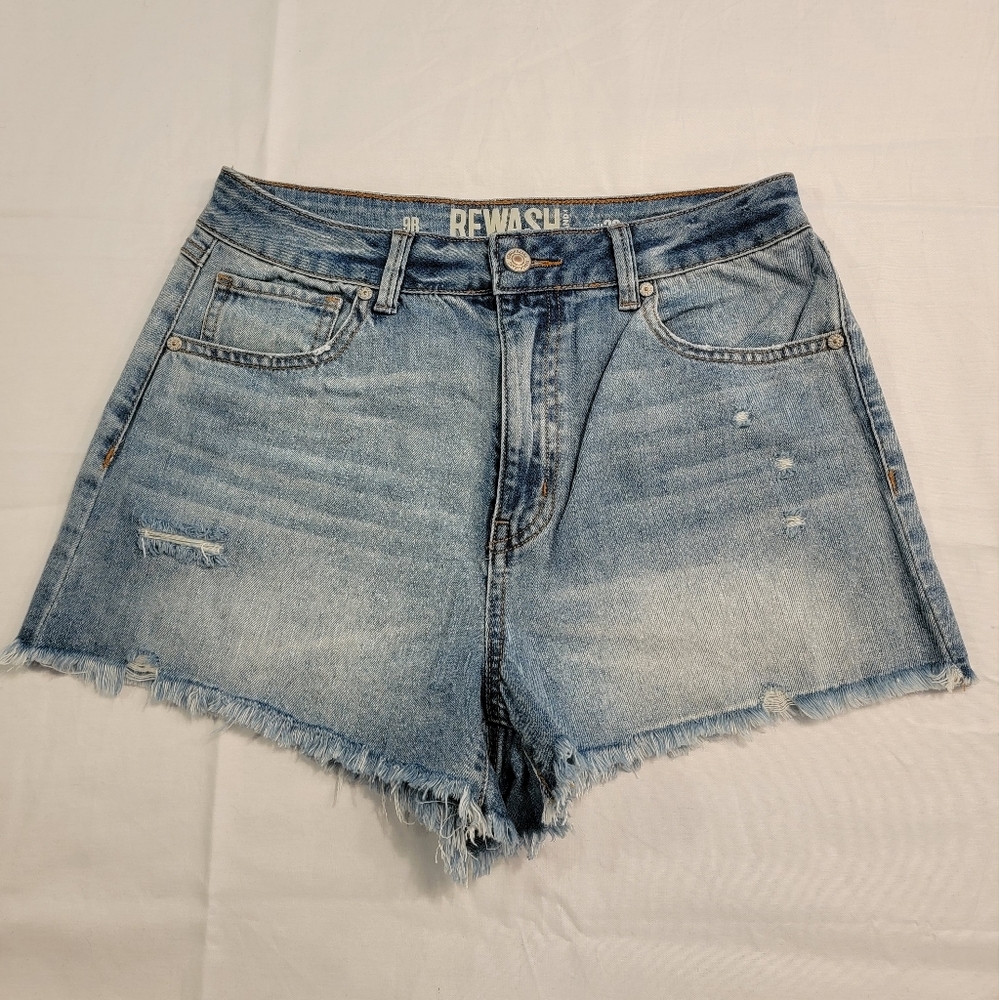 Womens/Juniors Rewash Denim Shorts